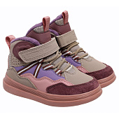 Ботинки детские Indigo Kids 97-055D серый-сиреневый 1